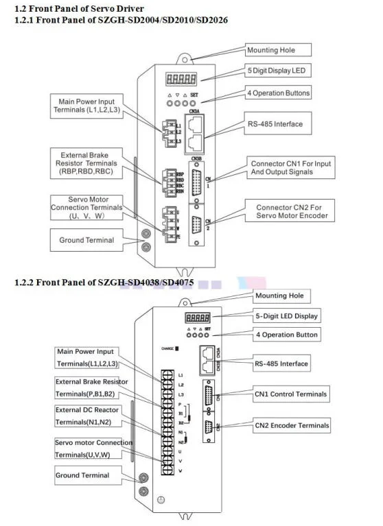 Factory Direct AC Three-Synchronous 0.75kw Servo Motor Driver for Lathe Machine